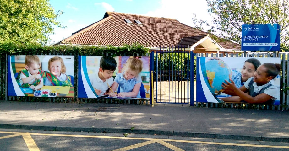 Belmore Primary Academy pupil photography for external wall art