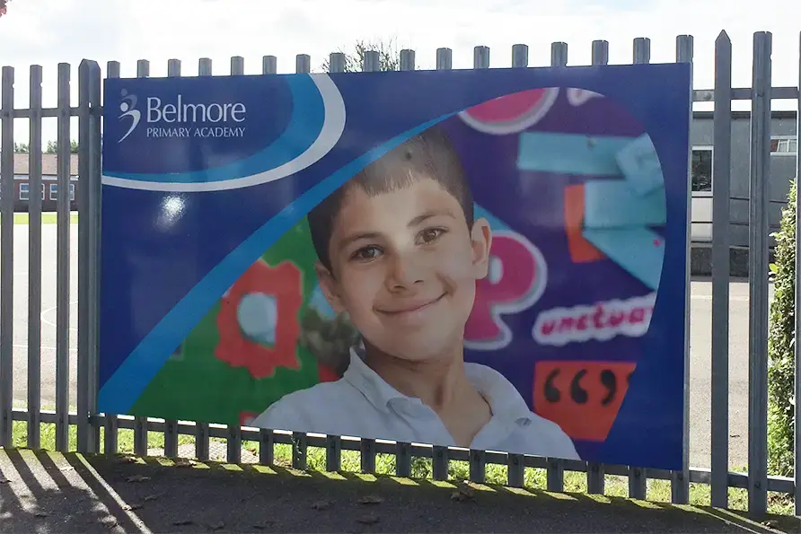 Belmore Primary Academy School external feature wall art