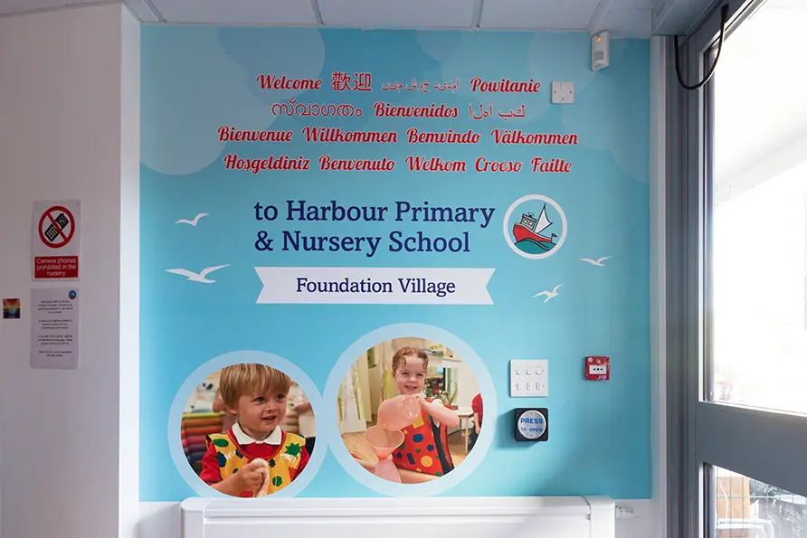 Harbour Primary and Nursery School Entrance Wall Art