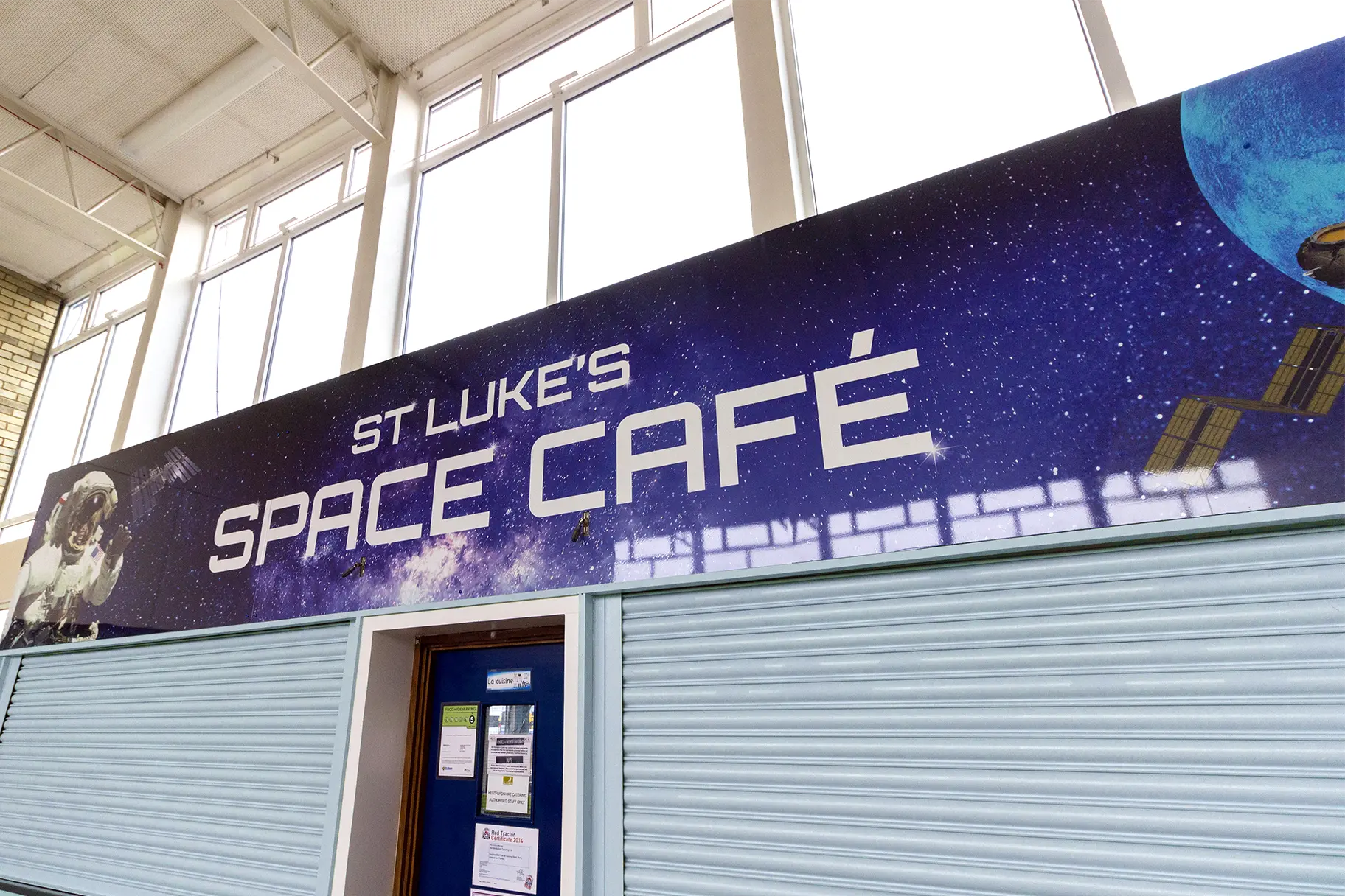 St Lukes Solar System space cafe Wall Art