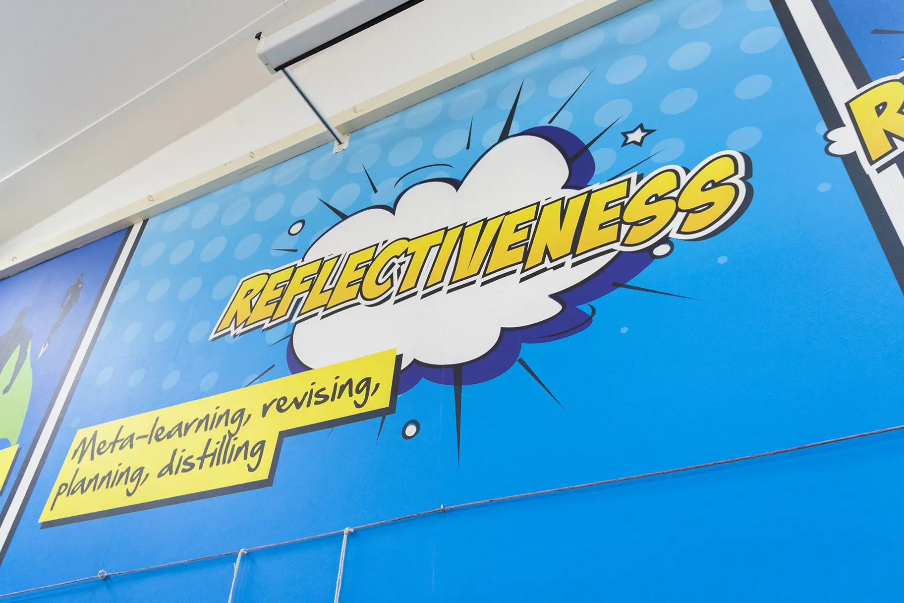 Harris Primary School Pop Art themed educational Wall Art