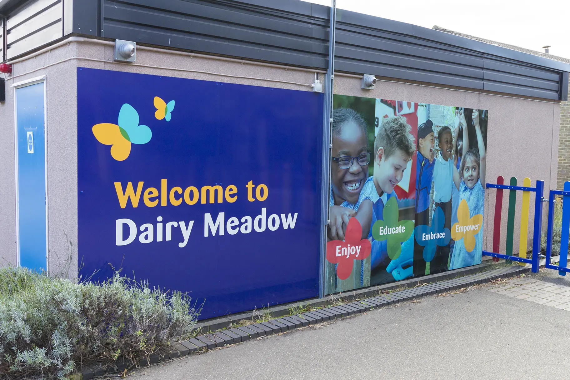 Dairy Meadow School Welcome wall art