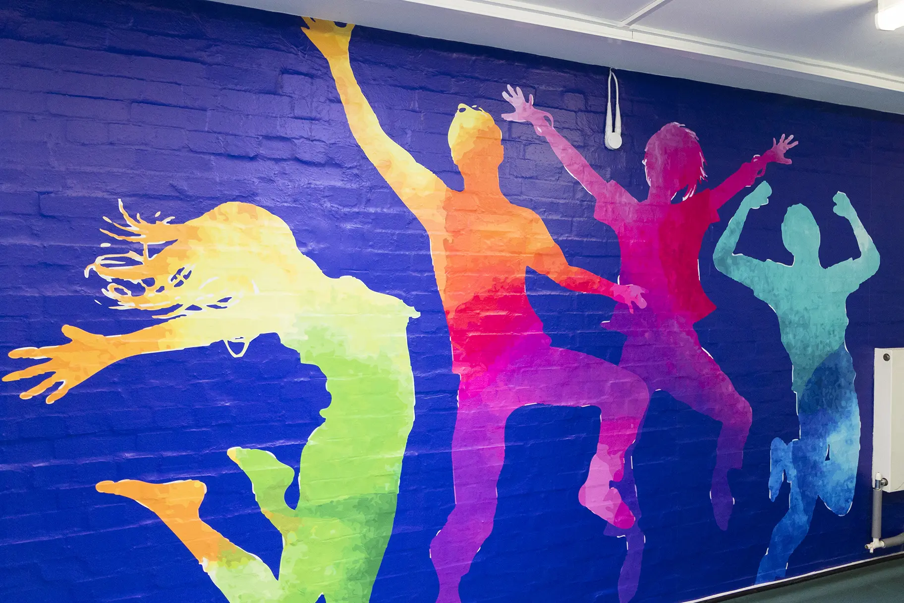 Broadmead Primary School bespoke story themed corridor wall art