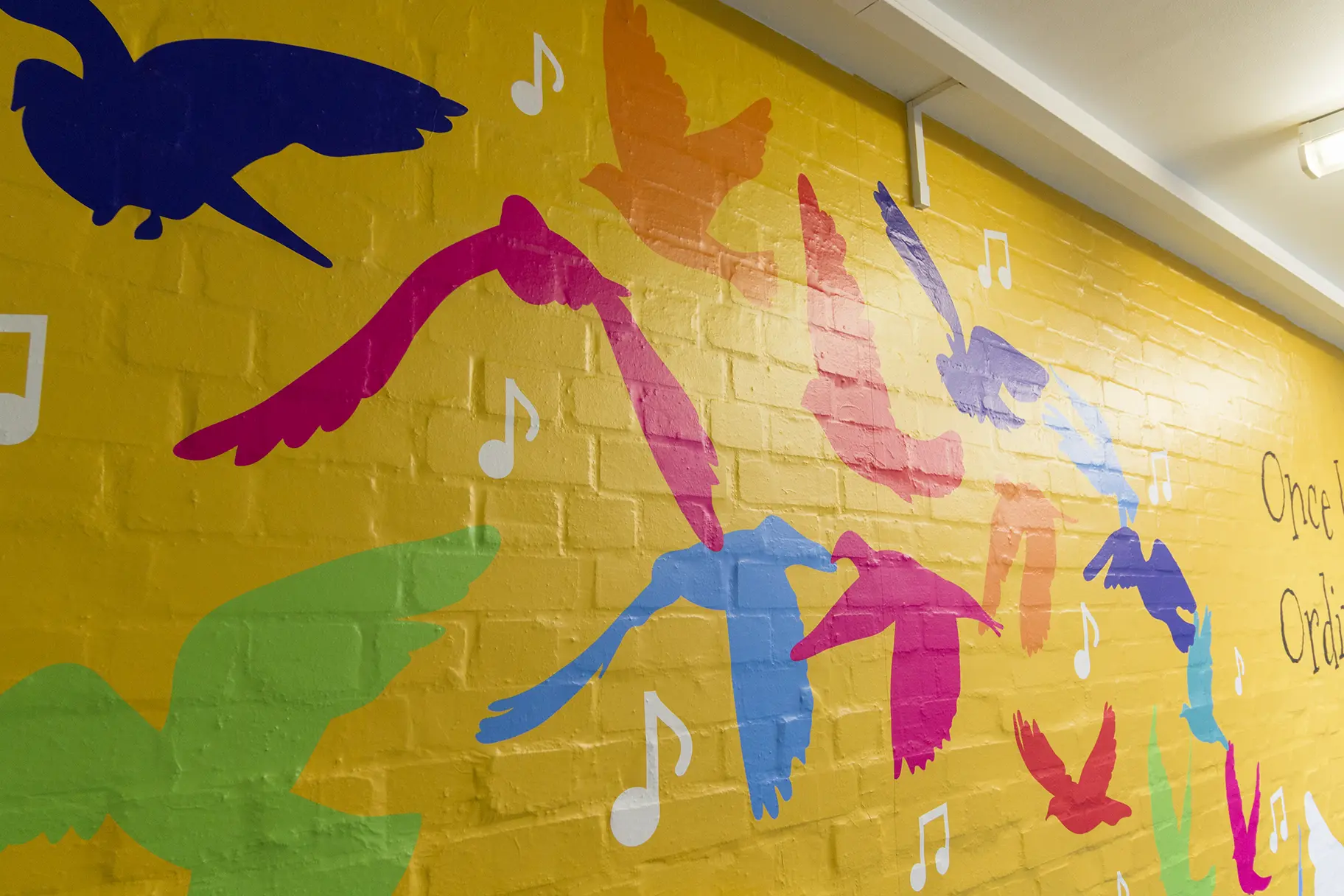 Primary Schools bespoke story themed corridor wall art