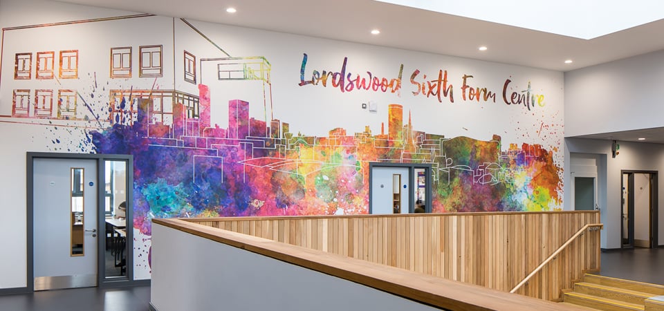 Lordswood Sixth Form Wall Art - atrium