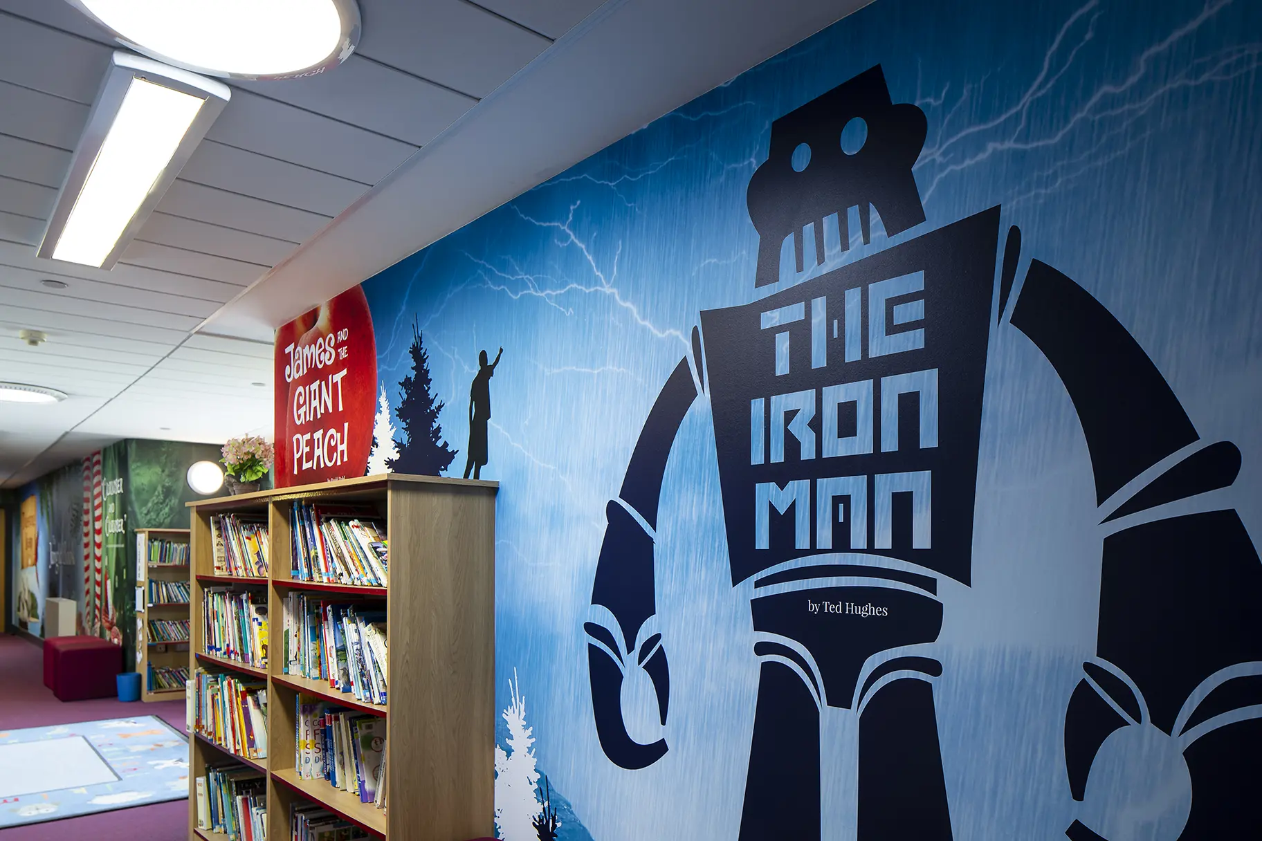 Eaton Valley School Library Wall Art