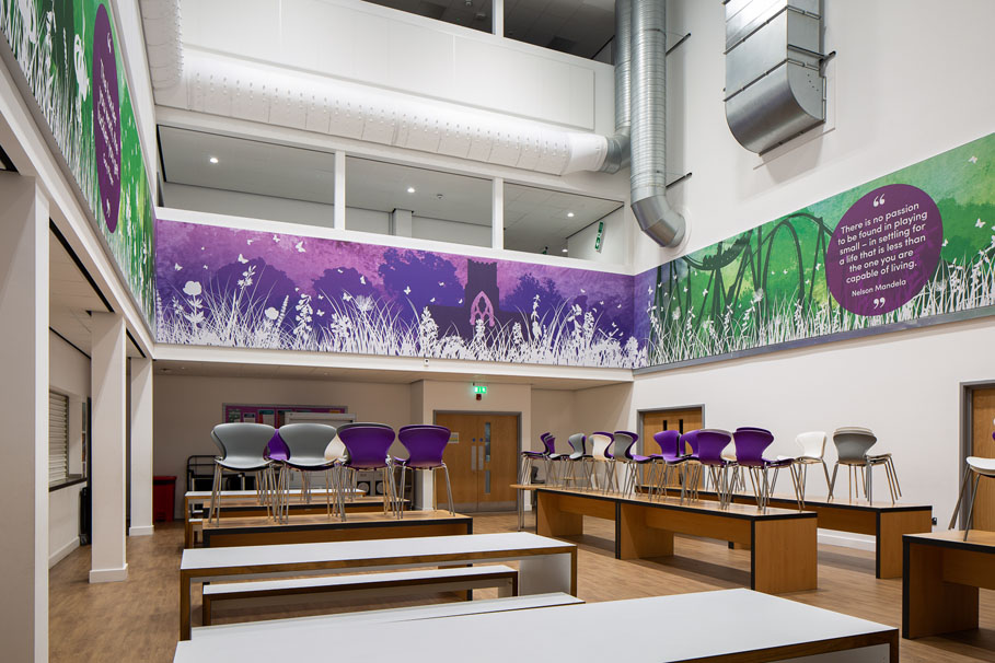Chertsey High School Canteen Atrium Promote Your School chertsey-high-school-canteen-atrium-promote-your-school