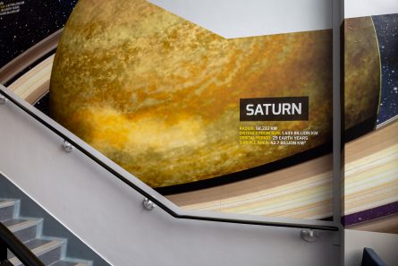 St Matthew’s - Solar System Stairwell Wall Art - Promote Your School