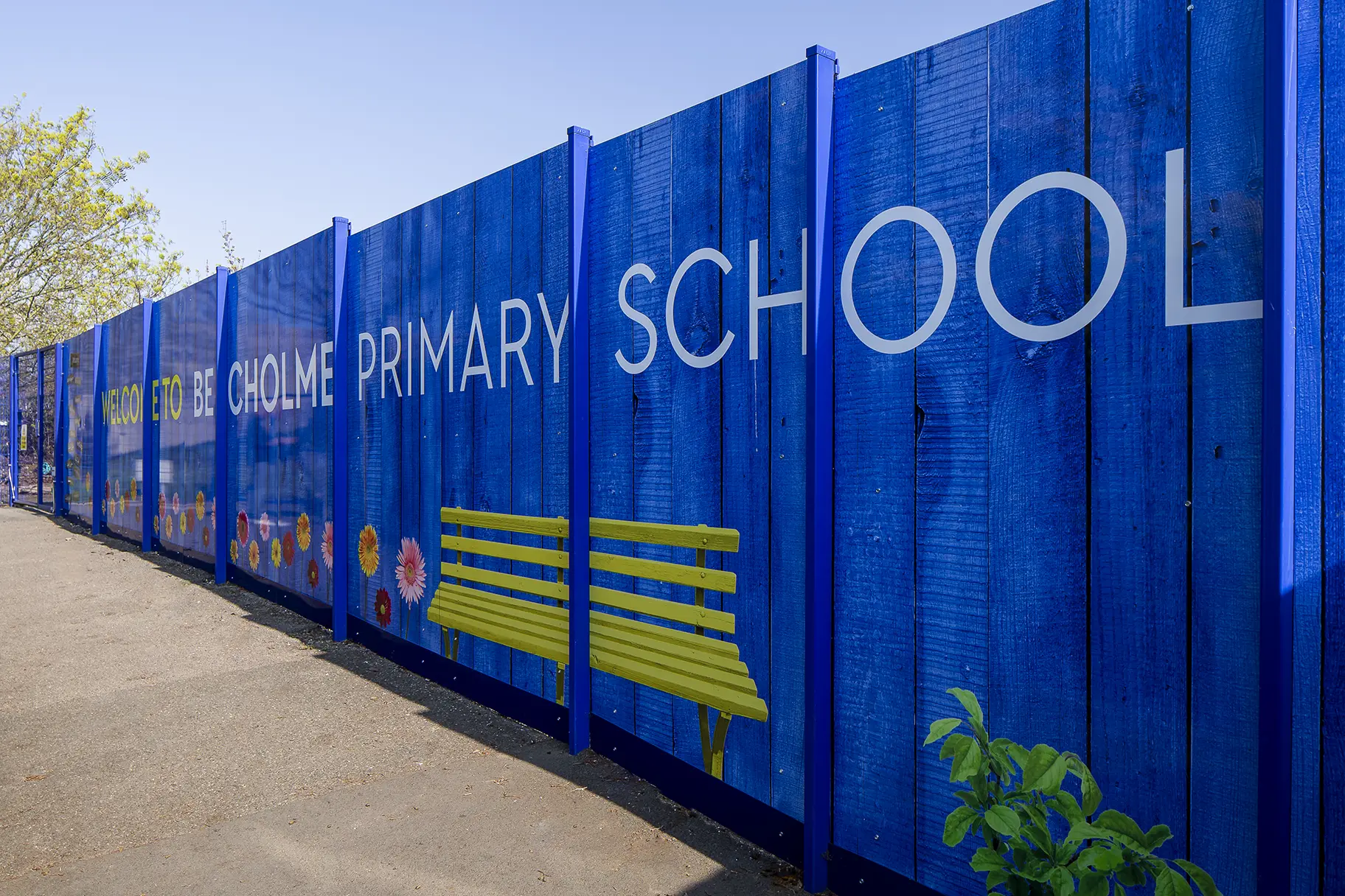 PYS Beecholme Primary School Fence Mural