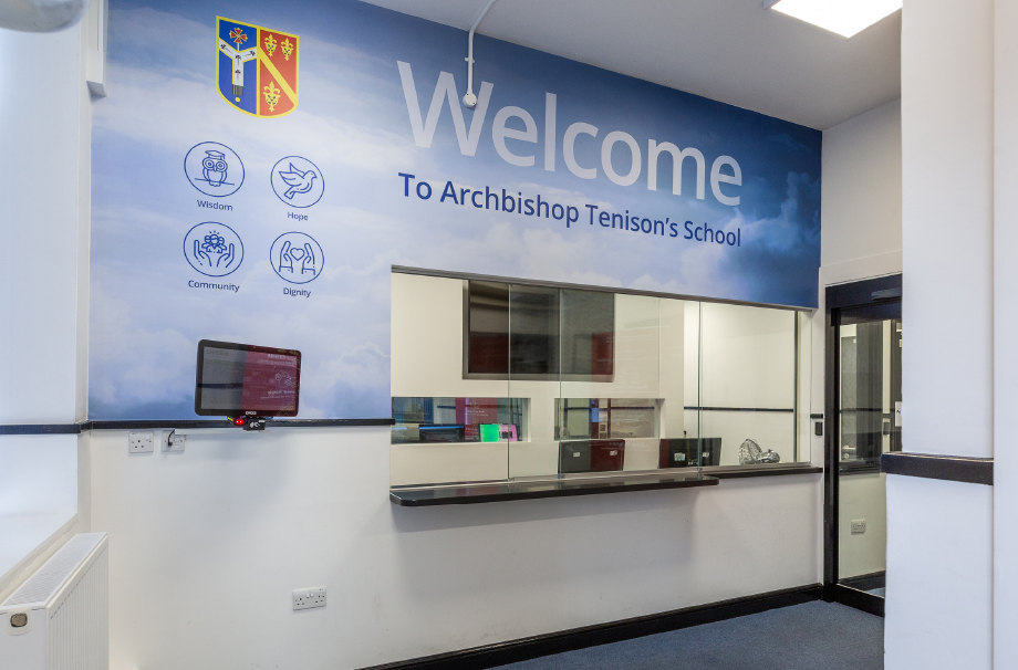Archbishop Tenison's RE Banners and Welcome Walls