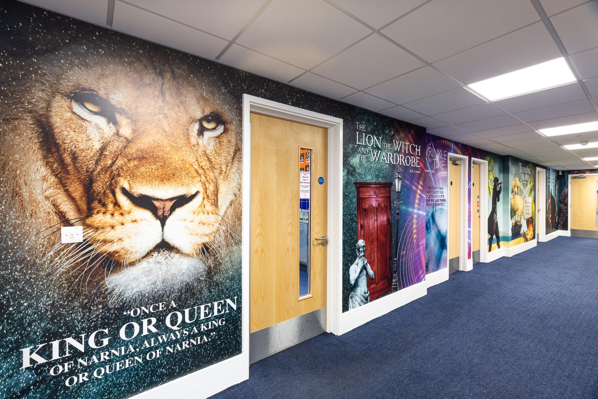 How to choose areas for your Wall Art Promote Your School