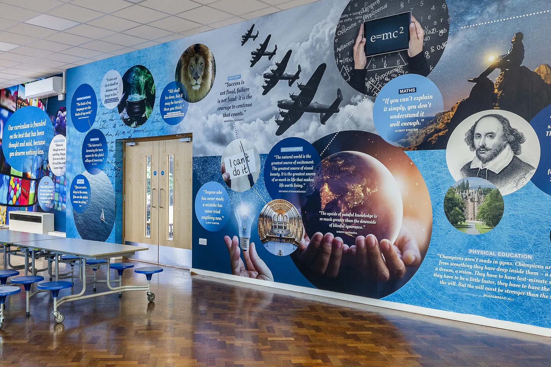 PYS Lee Chapel Hall Curriculum wall