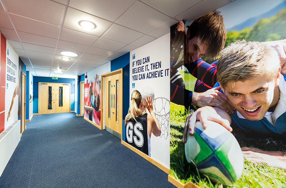 PYS Lee chapel primary school sport corridors