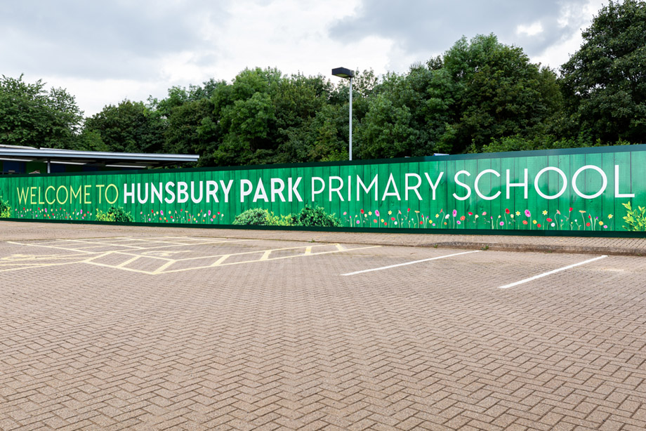 Hunsbury park school fencing