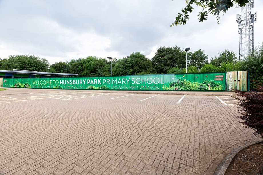 Hunsbury park school fencing