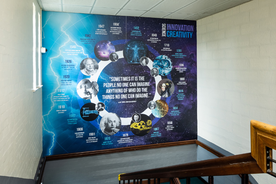 PYS Madeley Science Wall Art