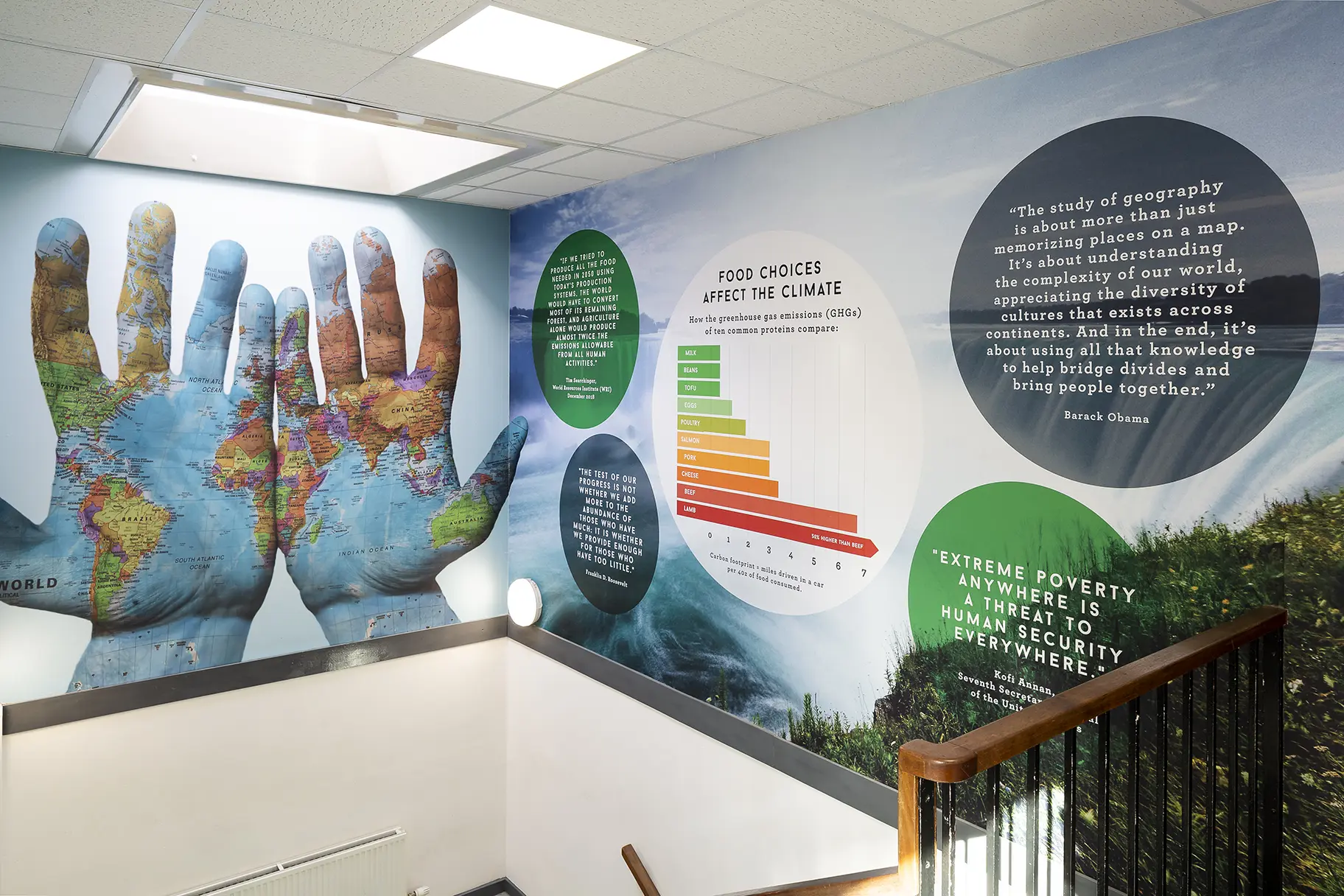 The Forest School environmental wall art