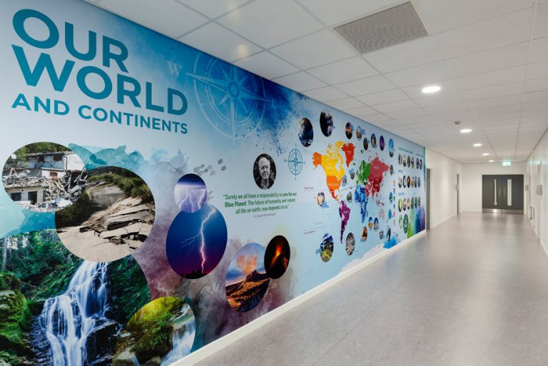 Wall Graphics for schools Promote Your School
