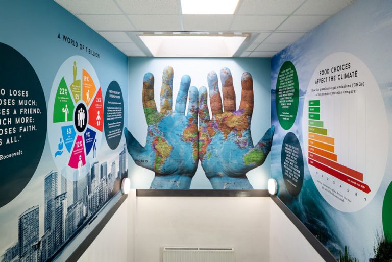 Wall Graphics for schools Promote Your School