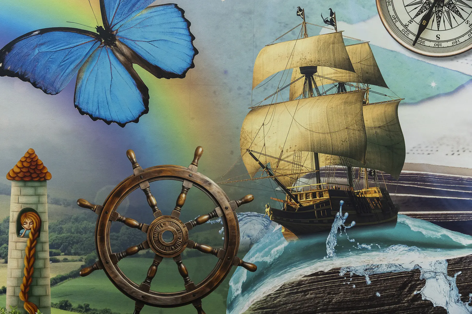 St Josephs Catholic Primary and Nursery hall wall art