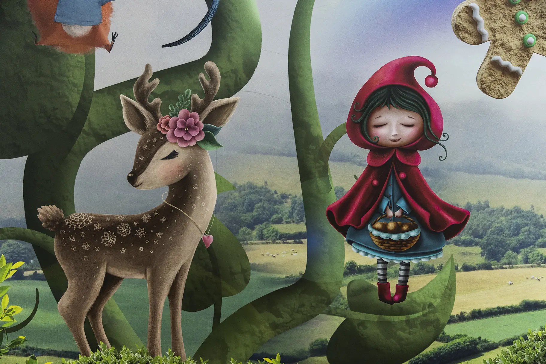 St Josephs Catholic Primary and Nursery hall wall art