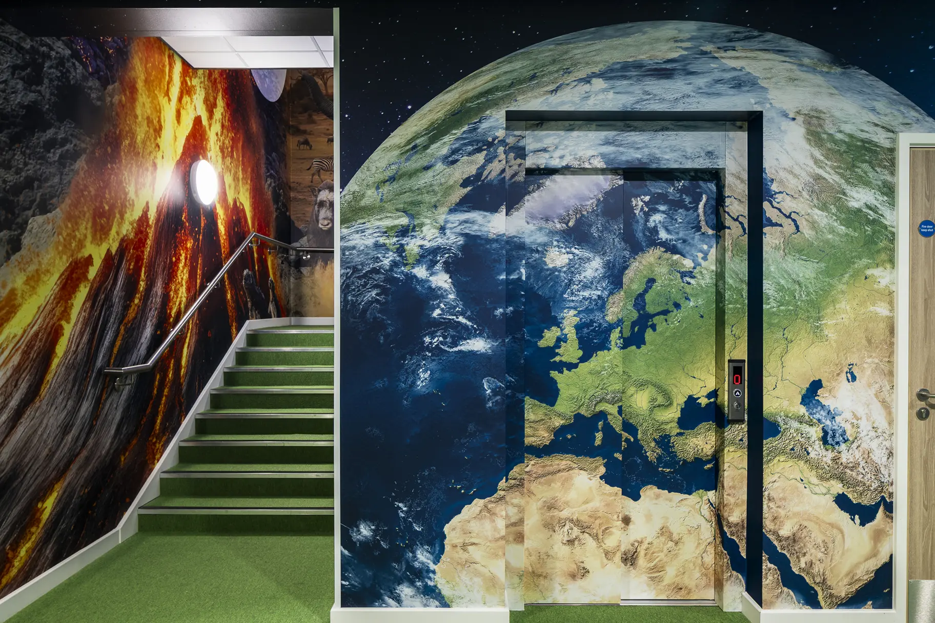 Chapel hill primary school environmental awareness wall art