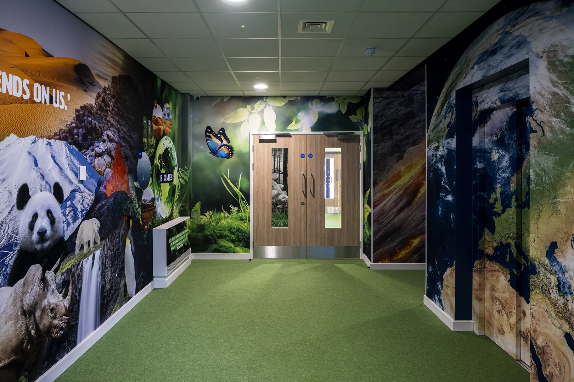 Chapel hill primary school environmental awareness wall art