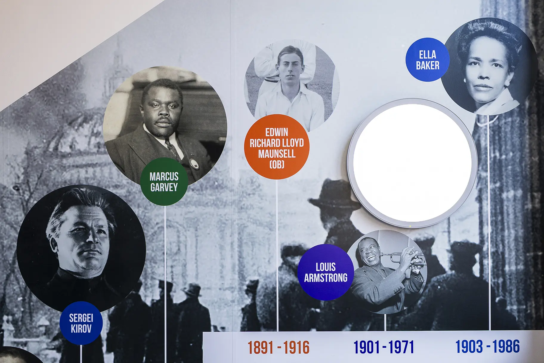 Brentwood School history timeline wall art