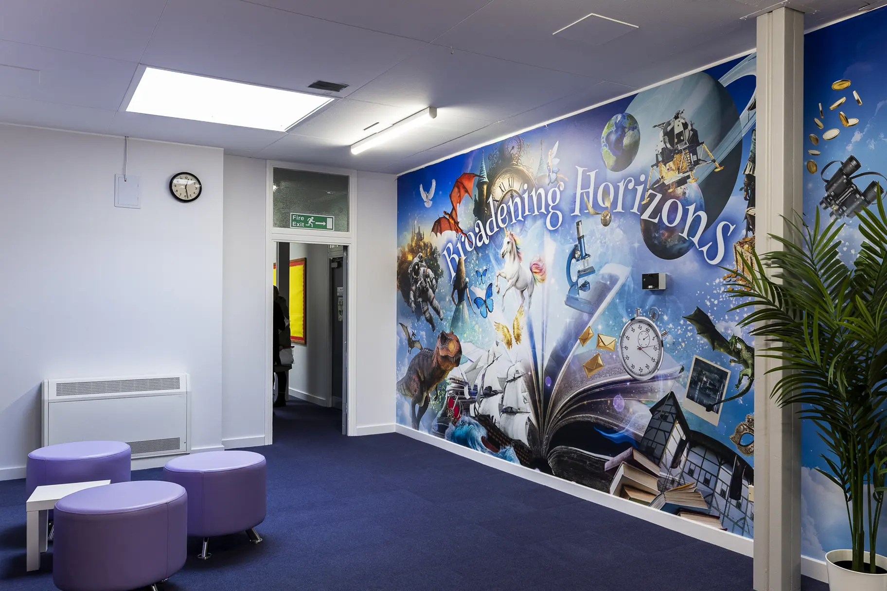 The Cranbourne Primary library wall art