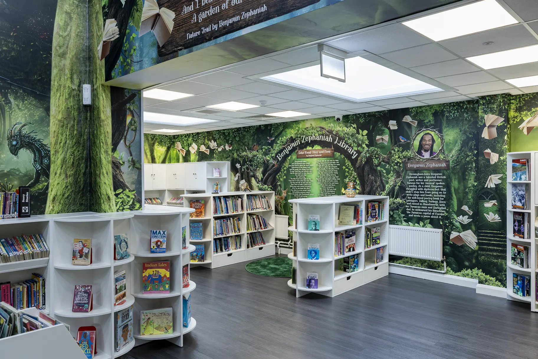 William murdoch primary school library wall art