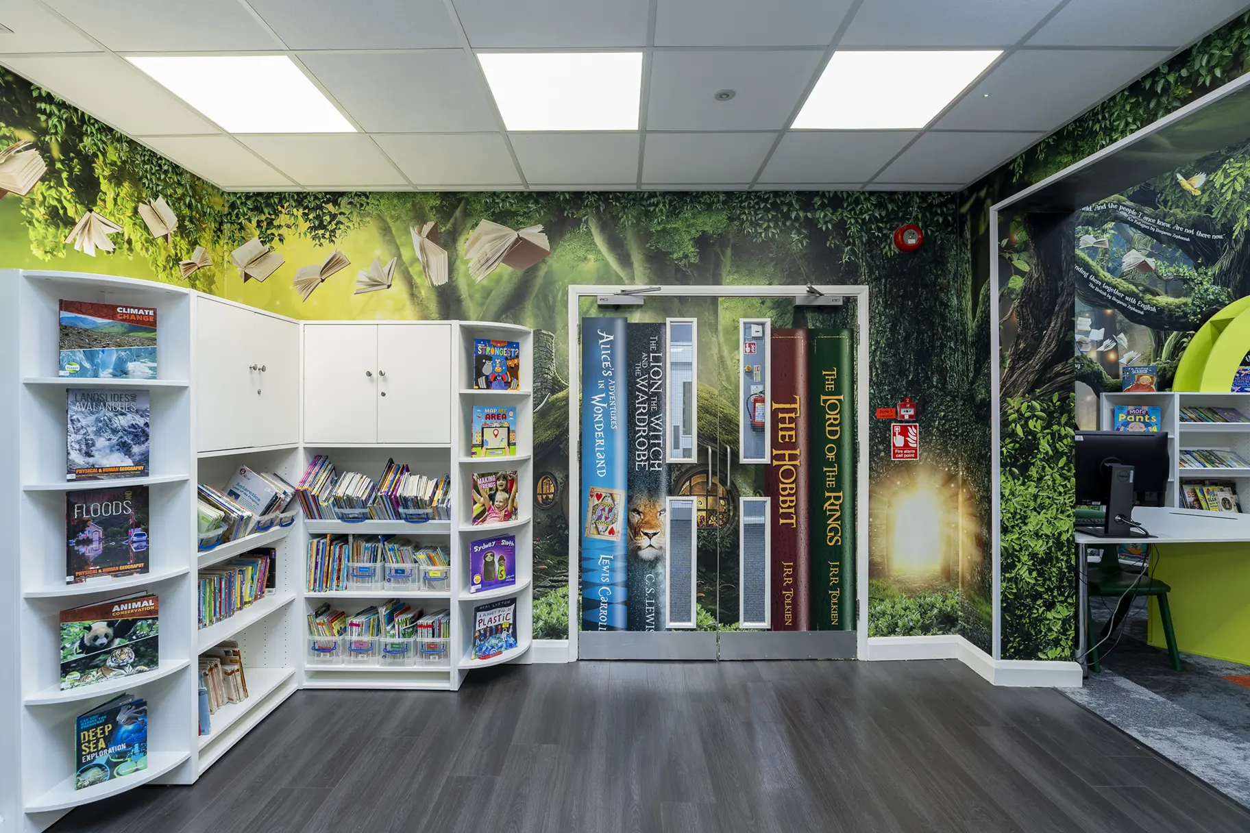 William murdoch primary school library wall art