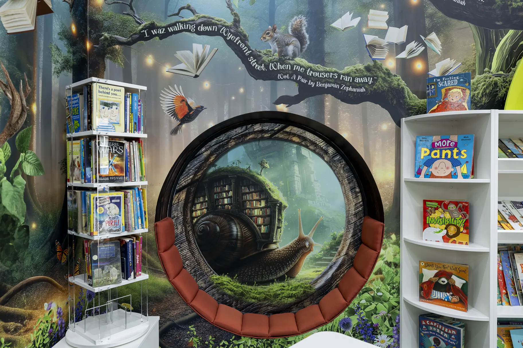 William murdoch primary school library wall art