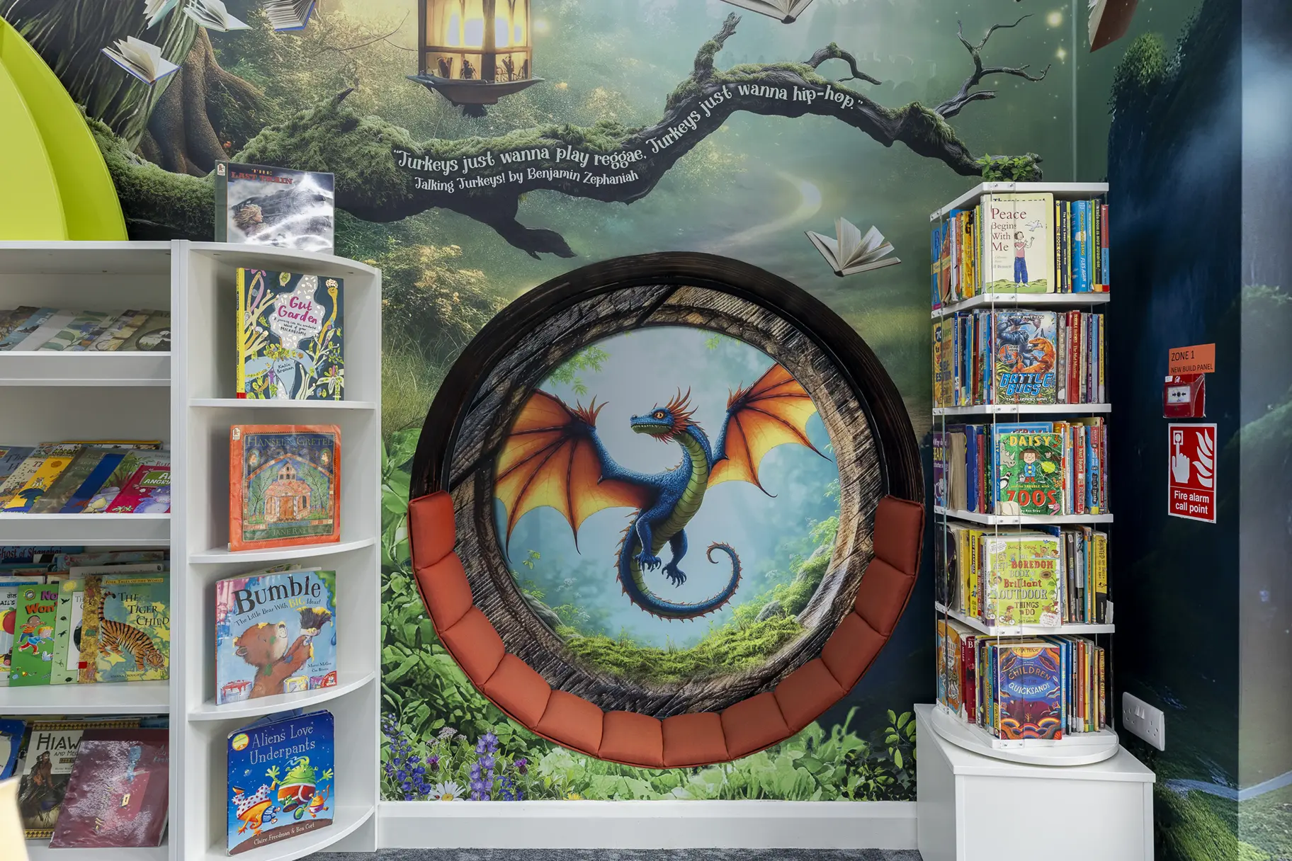 William murdoch primary school library wall art