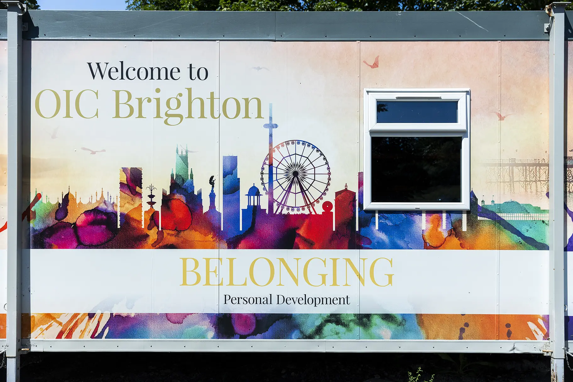 Oxford International College Brighton outbuilding 1 wall art