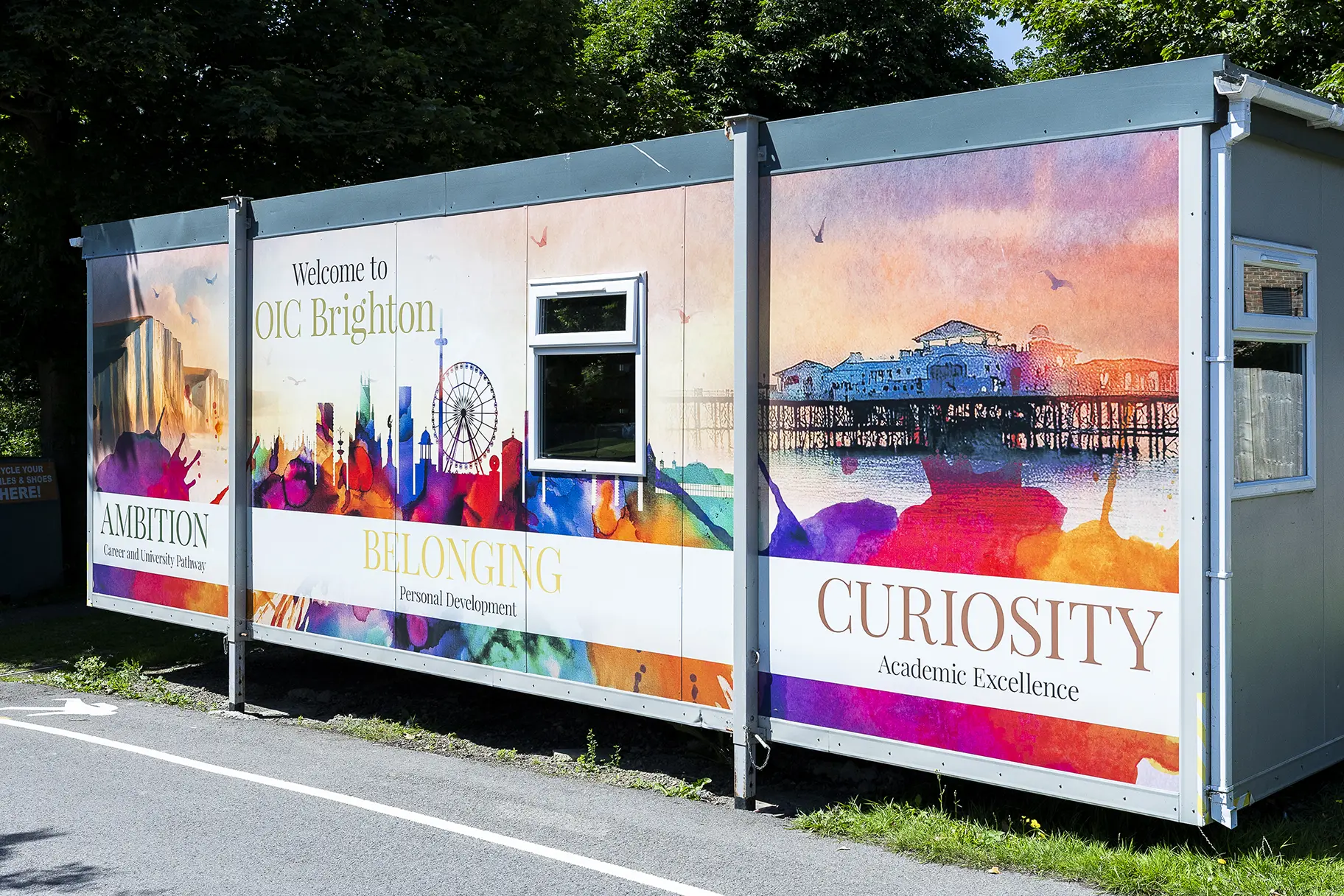 Oxford International College Brighton outbuilding 1 wall art