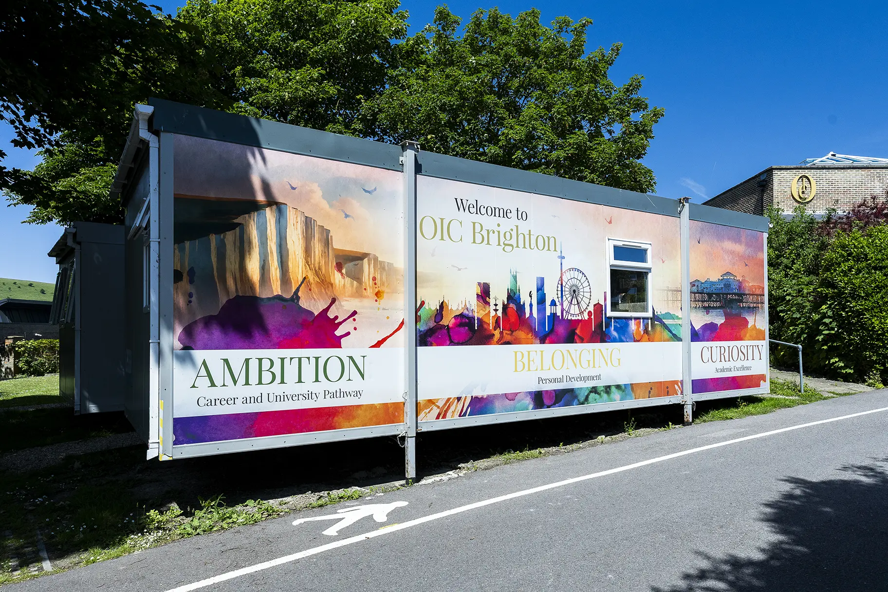 Oxford International College Brighton outbuilding 1 wall art