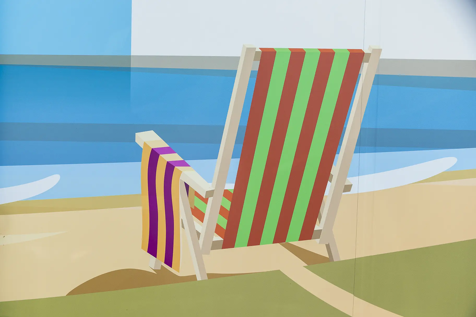 Oxford International College Brighton outbuildings 2 and 3 wall art