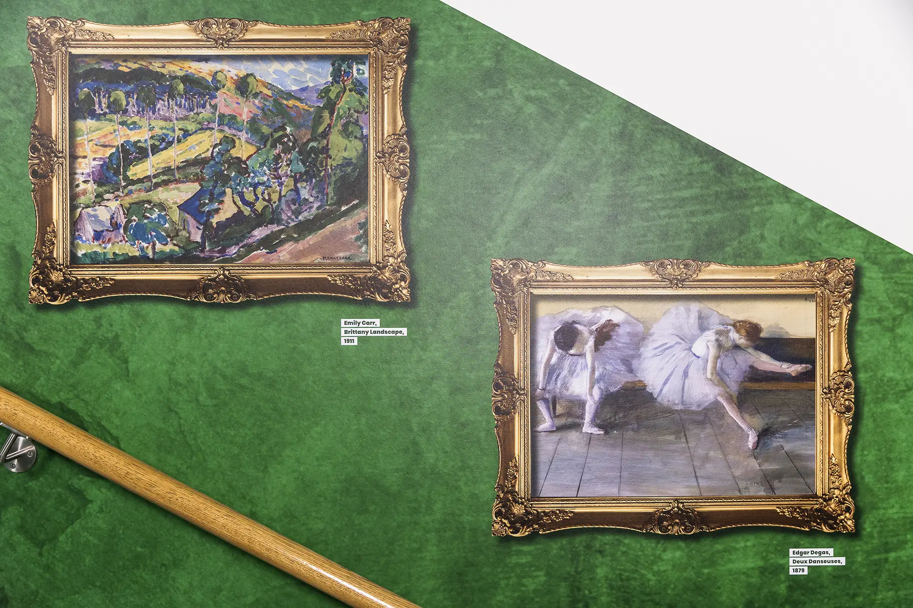 Ryedene Primary and Nursery School art stairwell wall art