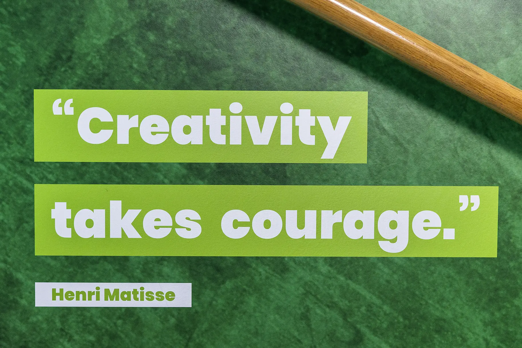 Ryedene Primary and Nursery School art stairwell wall art