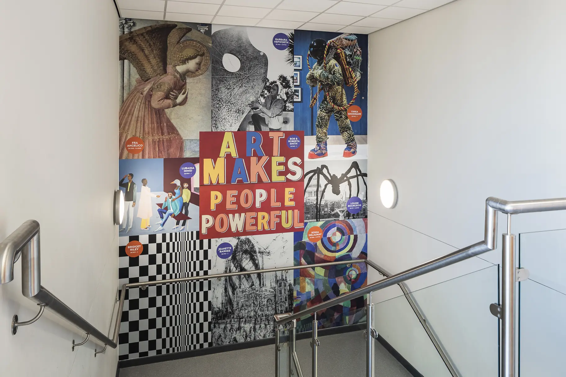 Art wall art for schools