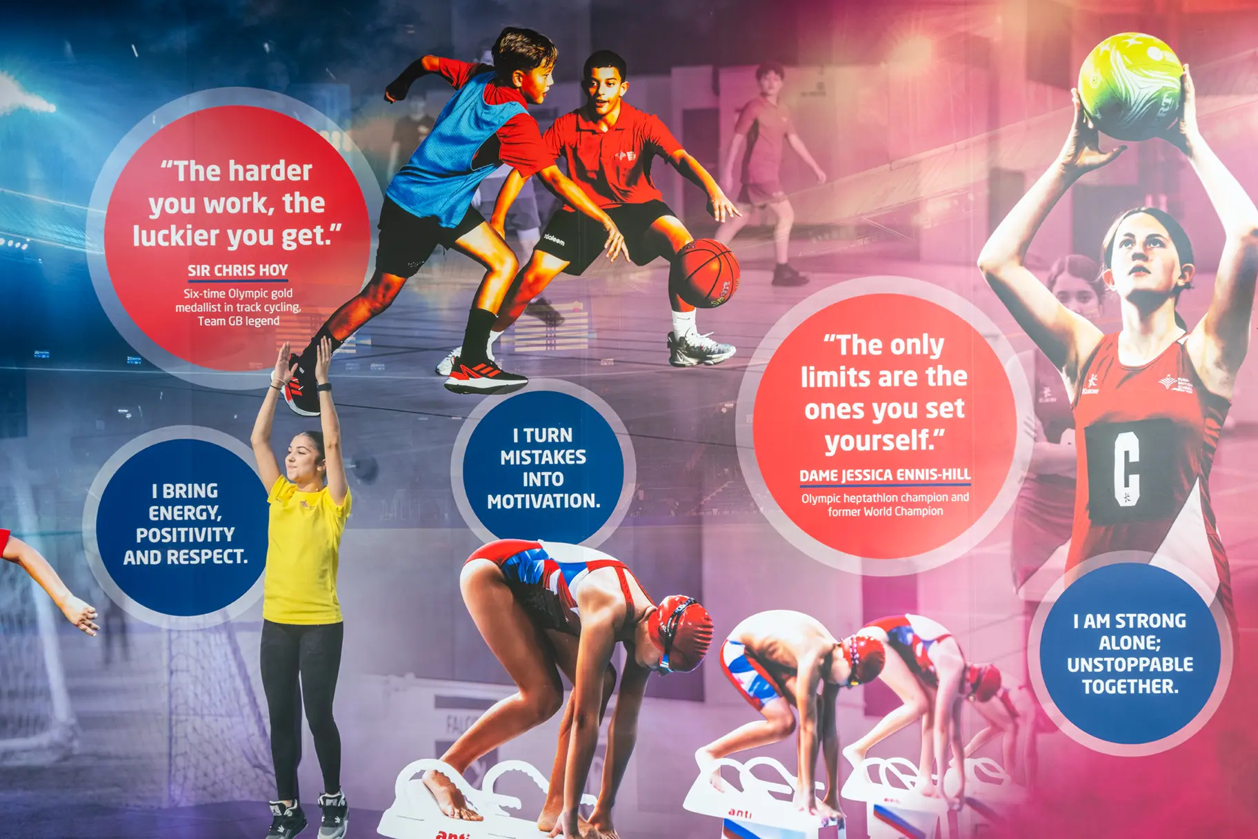 Dubai British School Jumeirah Park Sports wall art