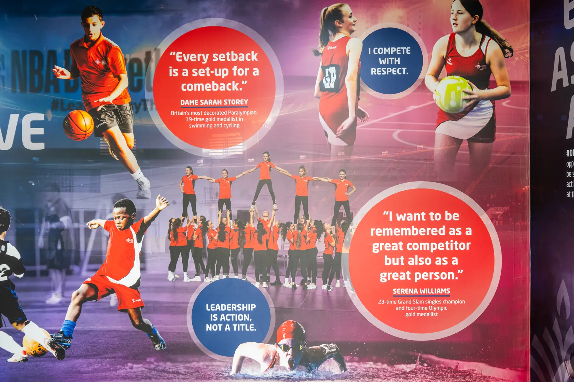 Dubai British School Jumeirah Park Sports wall art