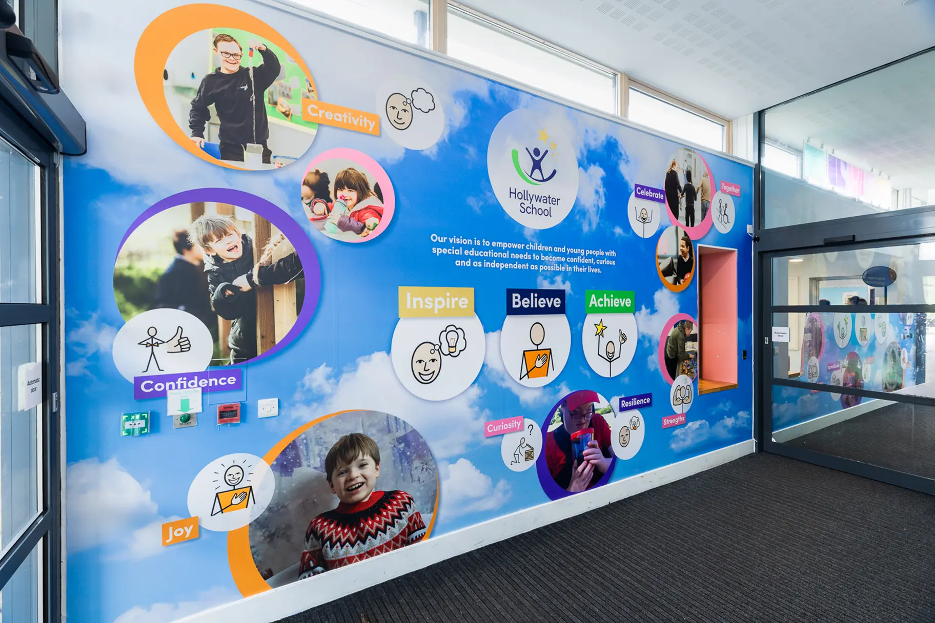 Hollywater welcome wall art