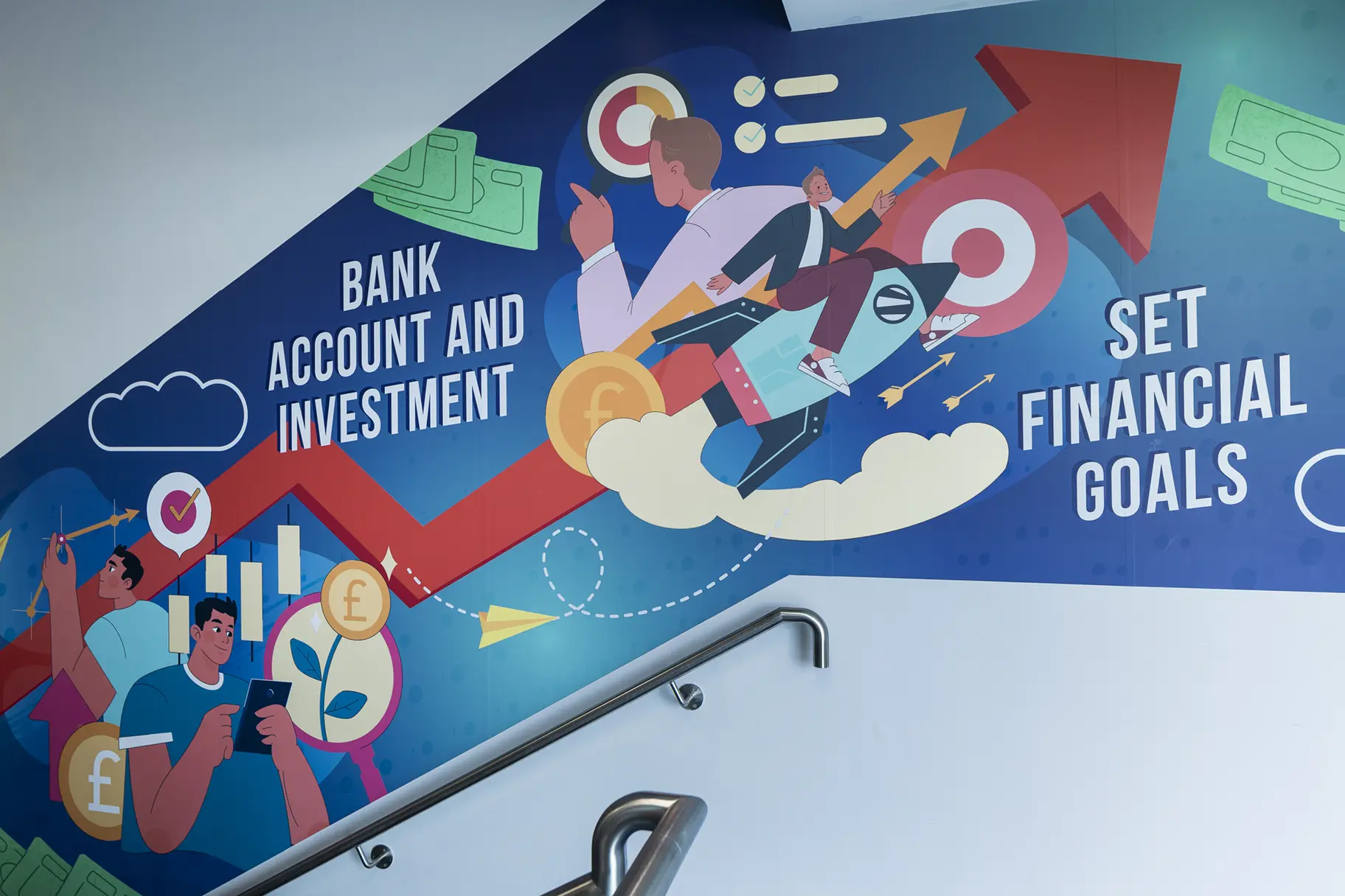 Financial Literacy School Wall Art