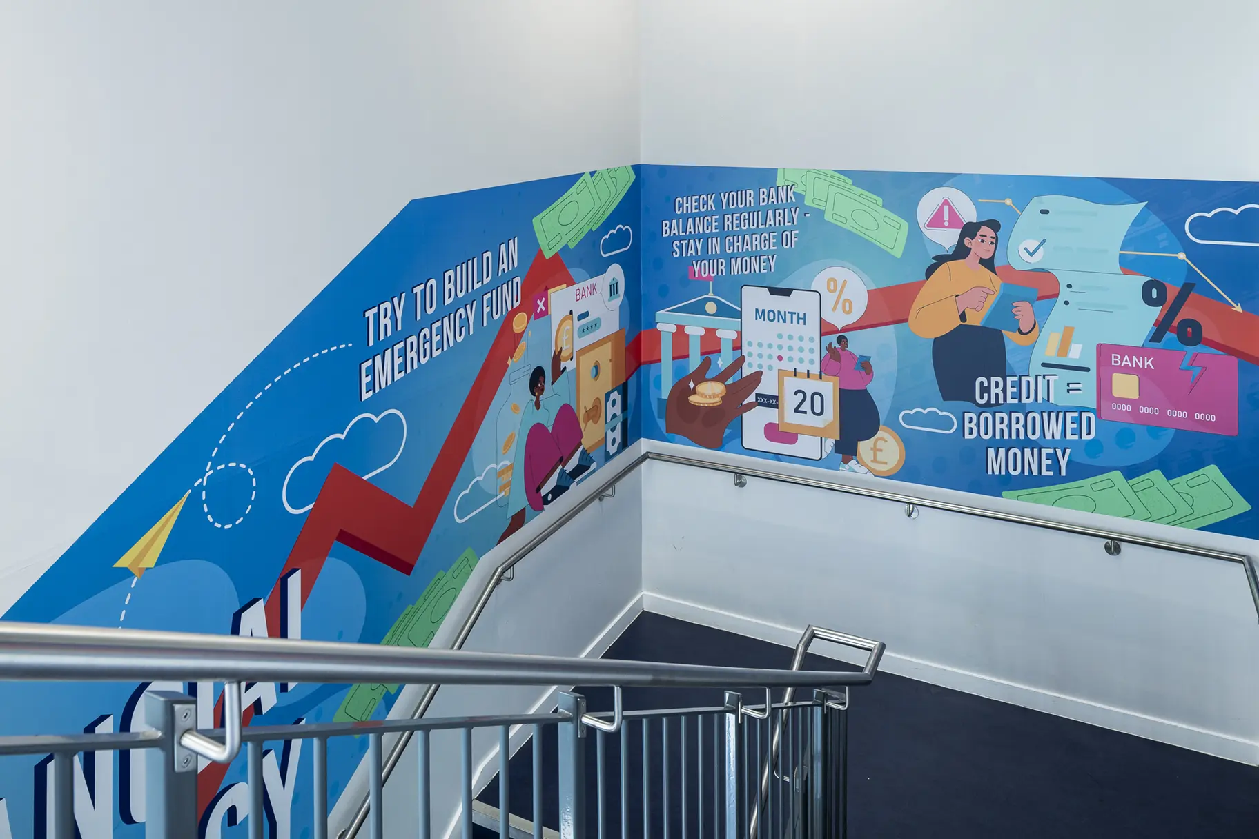 Financial Literacy School Wall Art