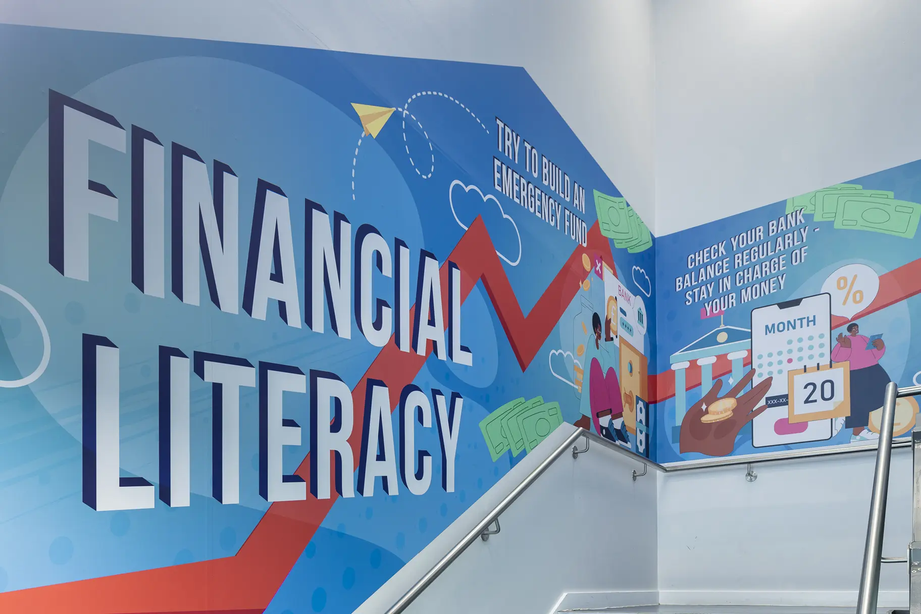 Financial Literacy School Wall Art