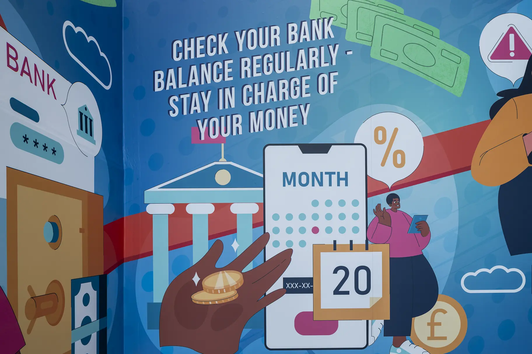 Financial Literacy School Wall Art