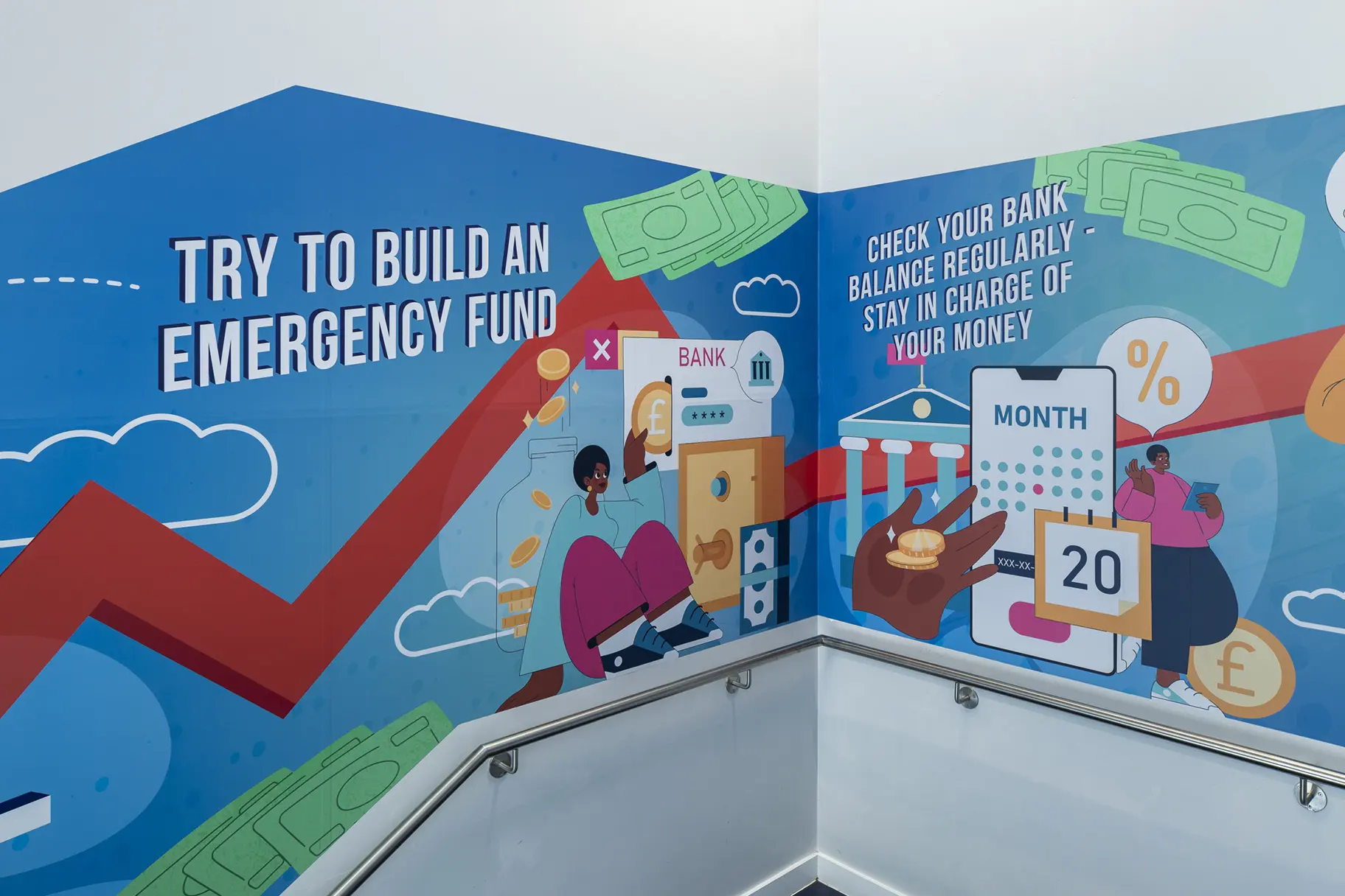 Financial Literacy School Wall Art