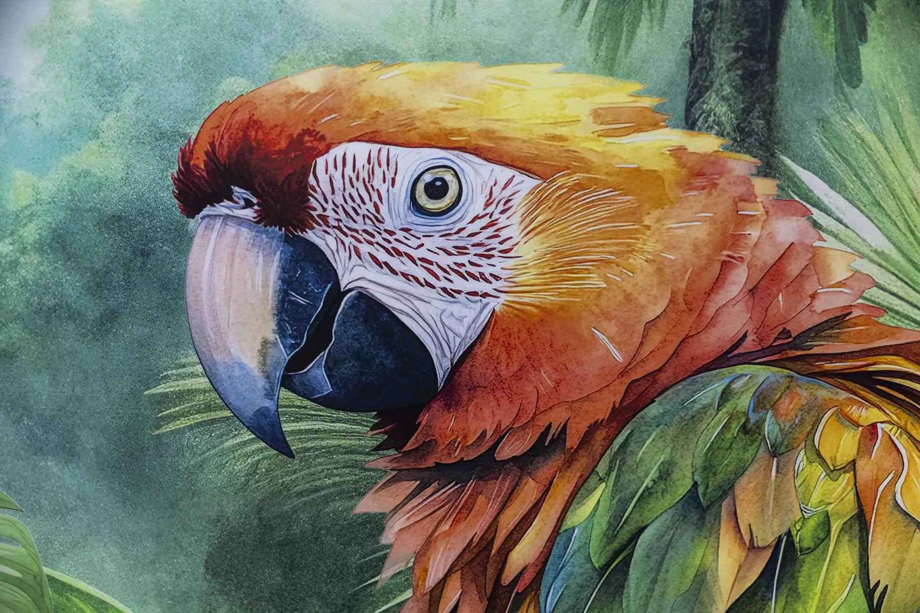 Hampton Infant School early years corridor wall art