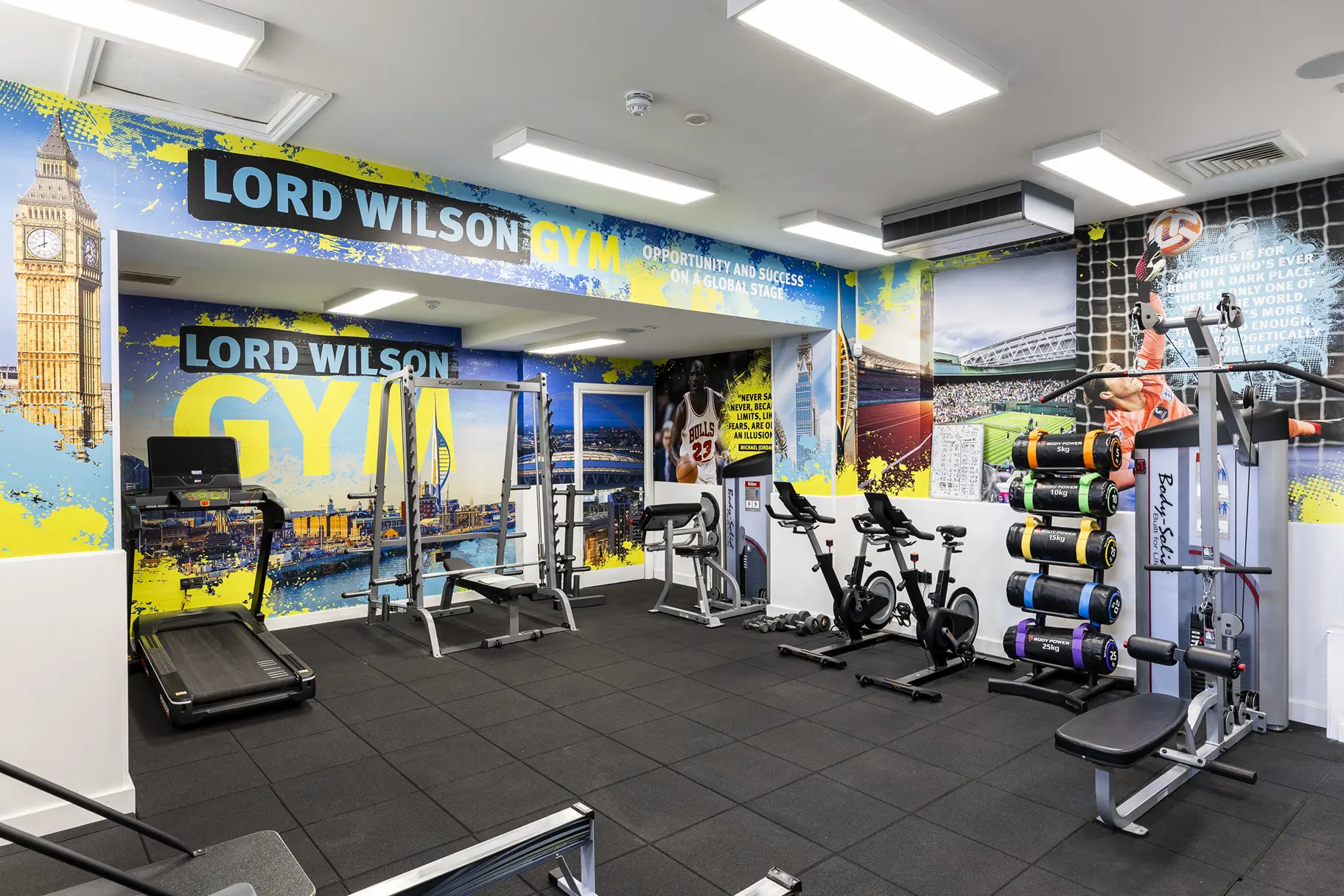 King’s Academy Lord Wilson Gym Wall Art